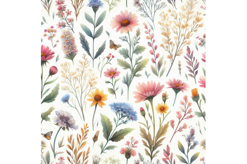 watercolor-meadow-seamless-pattern