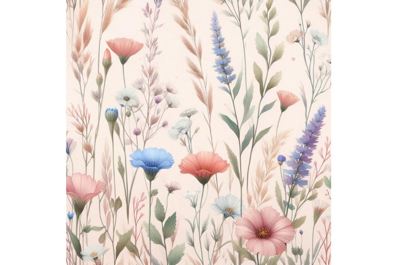 watercolor-meadow-seamless-pattern