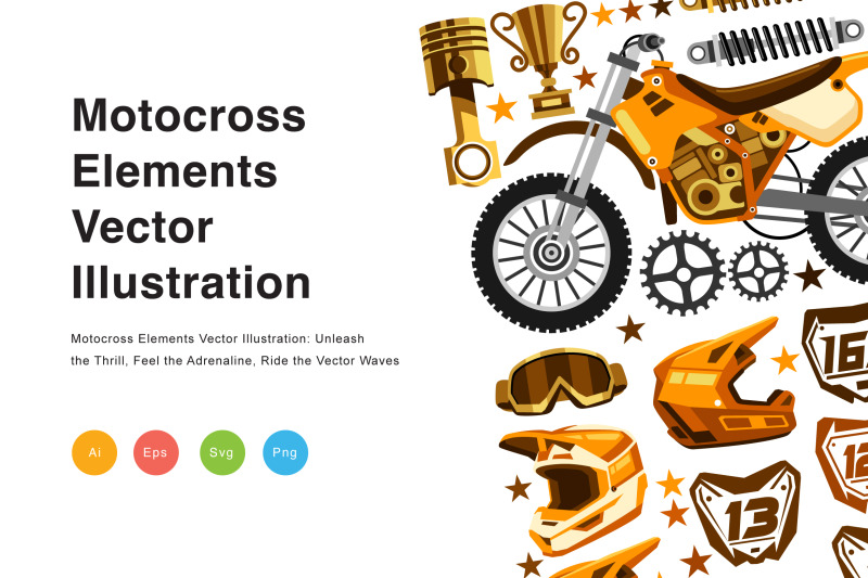 motocross-elements-vector-illustration