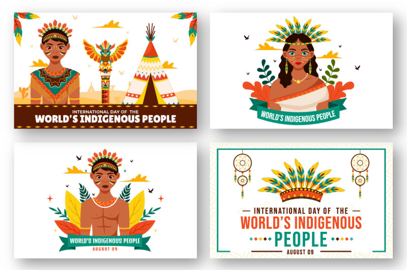 12-world-indigenous-people-day-illustration