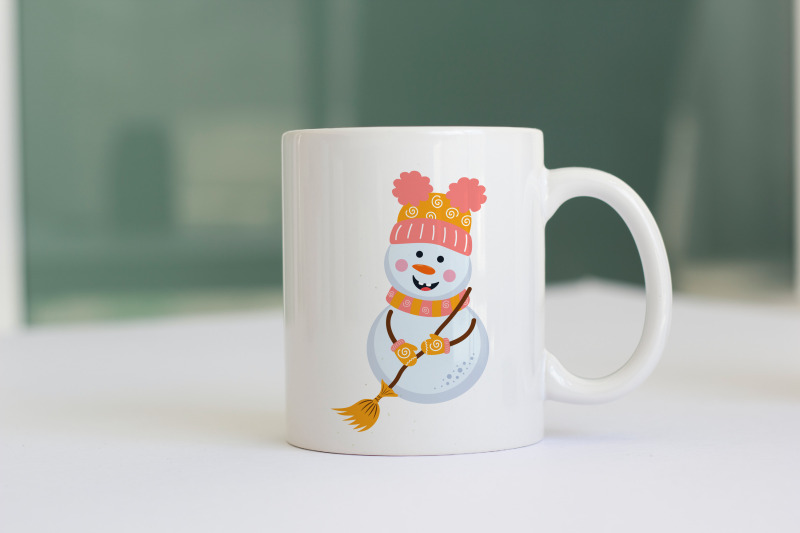 cute-snowmen-set