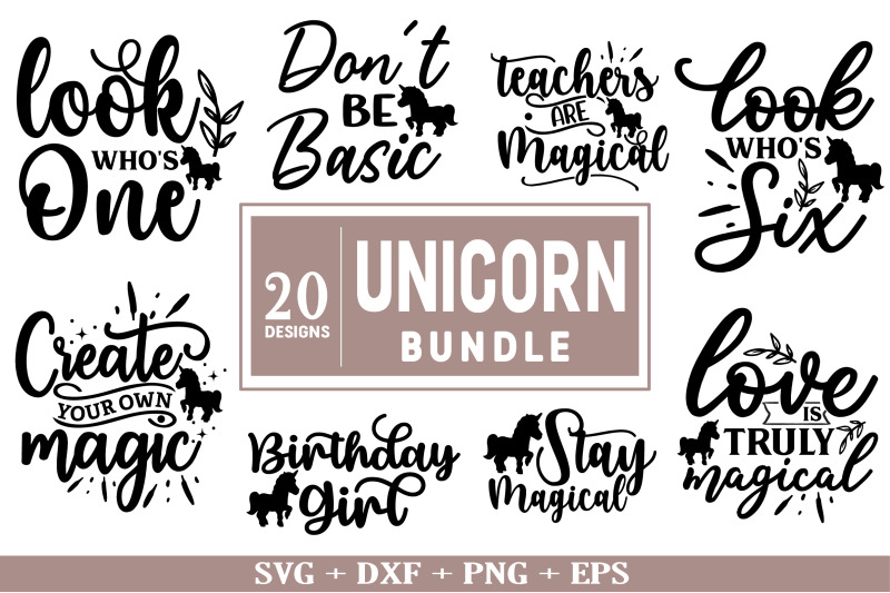 unicorn-svg-bundle