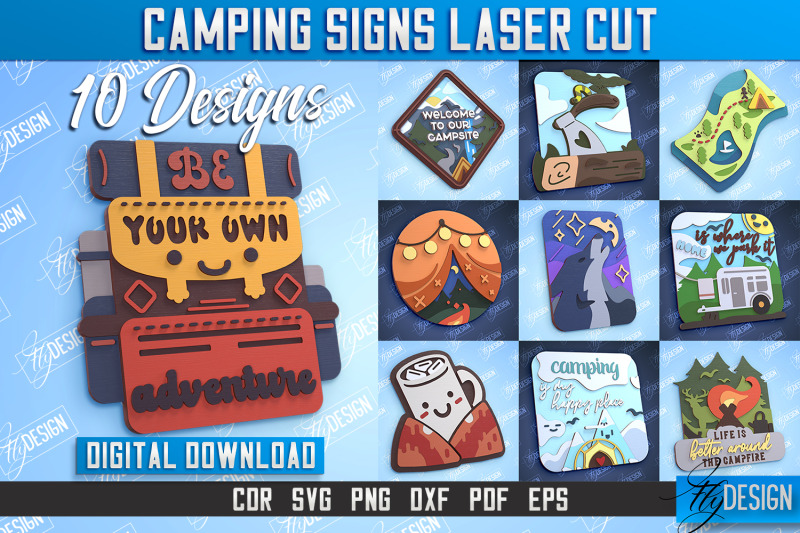 camping-sign-bundle-3d-sign-design-camping-vibes-adventure-cnc