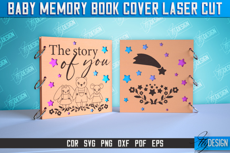 baby-memory-book-cover-memory-album-cover-cnc-file