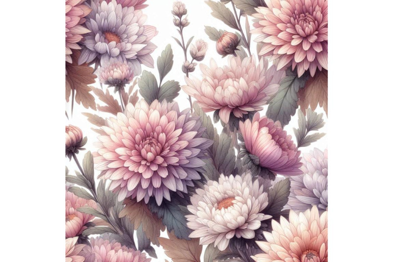 watercolor-aster-seamless-pattern