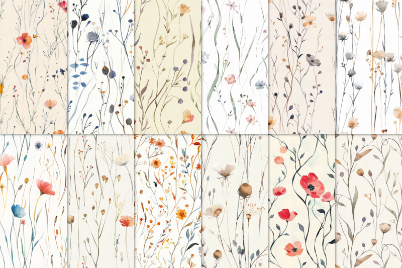 wildflowers-print-seamless-patterns