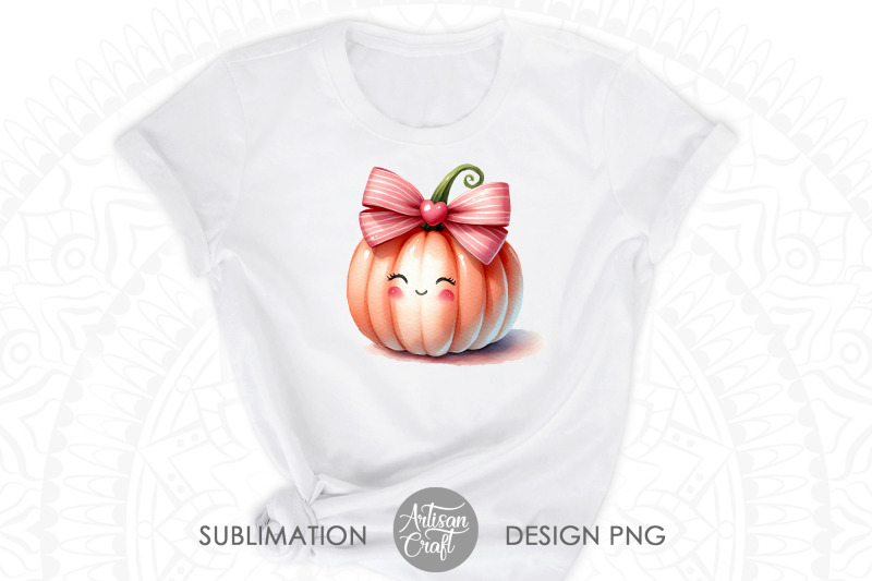 pumpkin-with-pink-coquette-bow-kawaii-art-kawaii-fall