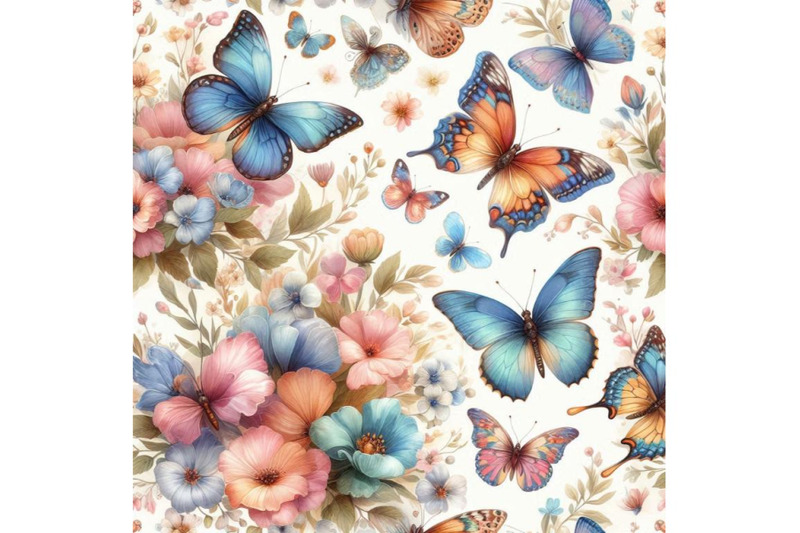 beautiful-watercolor-butterflies-seamless-pat