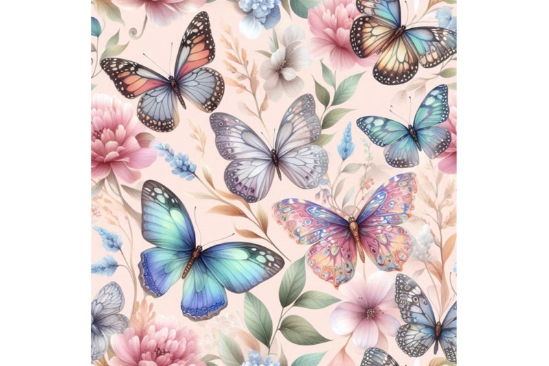 beautiful-watercolor-butterflies-seamless-pat