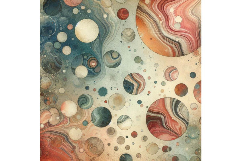 circles-with-water-color-marbling-grained-gr