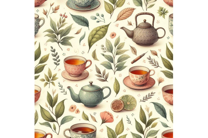 watercolor-tea-seamless-pattern