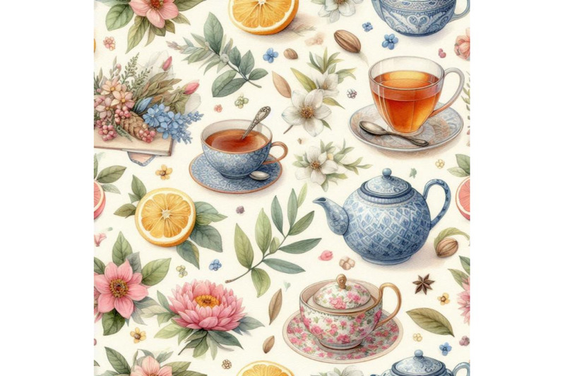 watercolor-tea-seamless-pattern