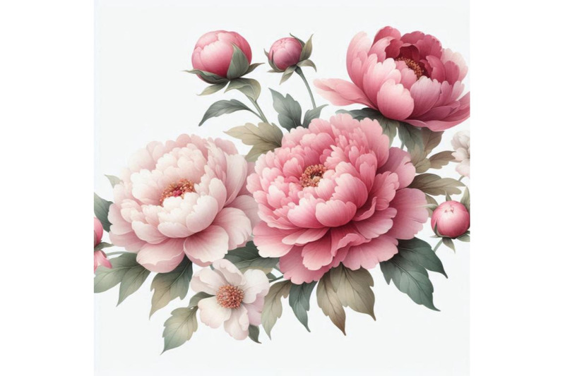 hand-painted-watercolor-peonies