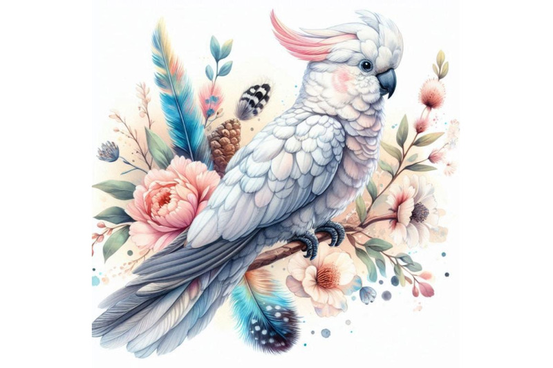 watercolor-australian-cockatoo