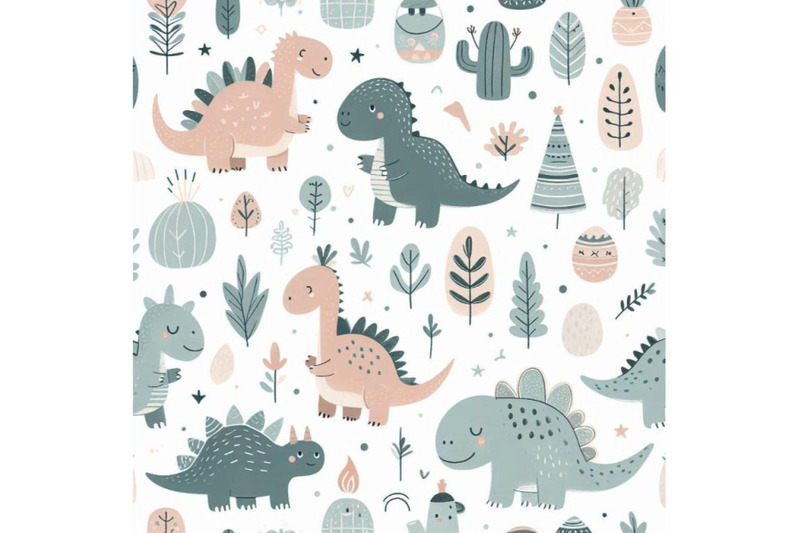 cute-cartoon-dinosaurs-seamless-pattern-in-s