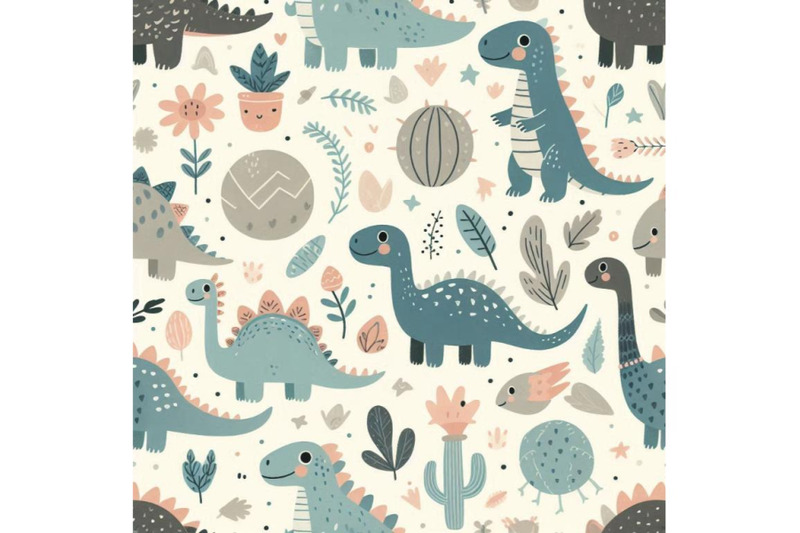 cute-cartoon-dinosaurs-seamless-pattern-in-s