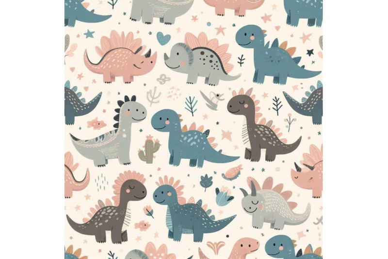 cute-cartoon-dinosaurs-seamless-pattern-in-s