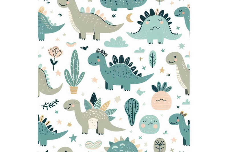 cute-cartoon-dinosaurs-seamless-pattern-in-s