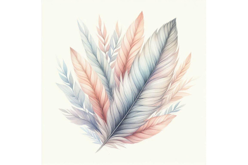 watercolor-feather-background