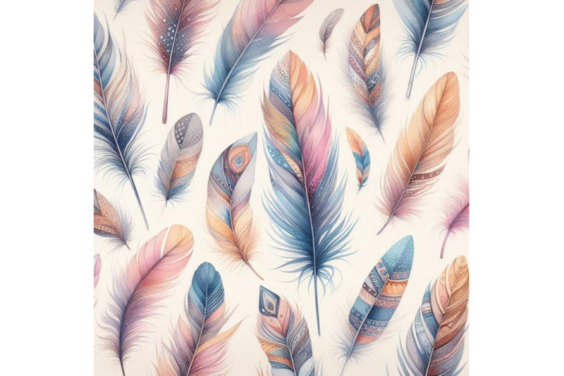 watercolor-feather-background