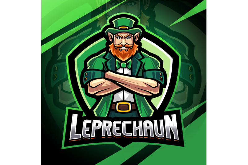 leprechaun-esport-mascot-logo-design