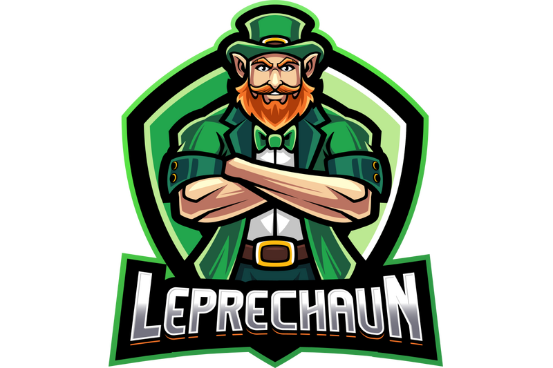 leprechaun-esport-mascot-logo-design