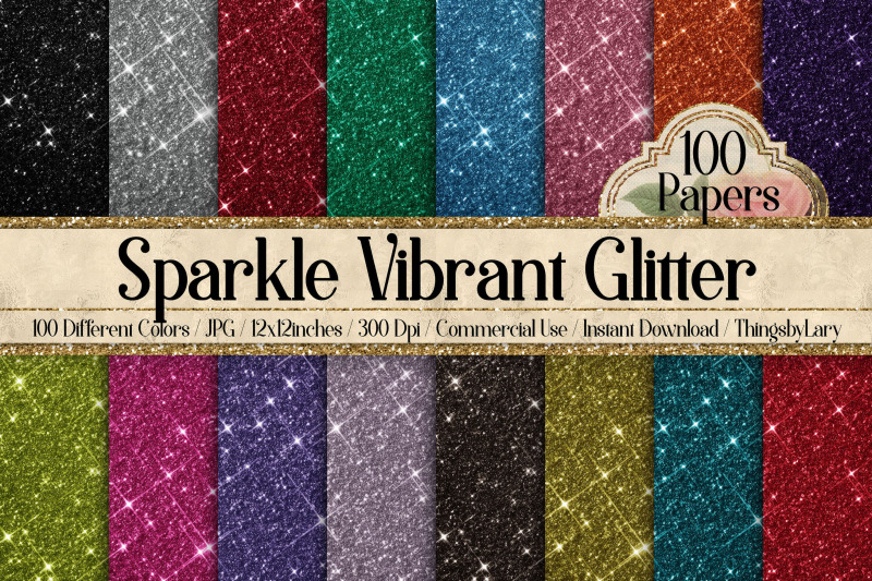 100-sparkle-vibrant-glitter-digital-papers