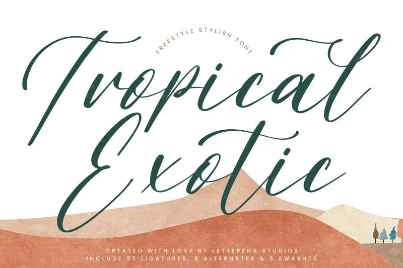 tropical-exotic-freestyle-stylish-font