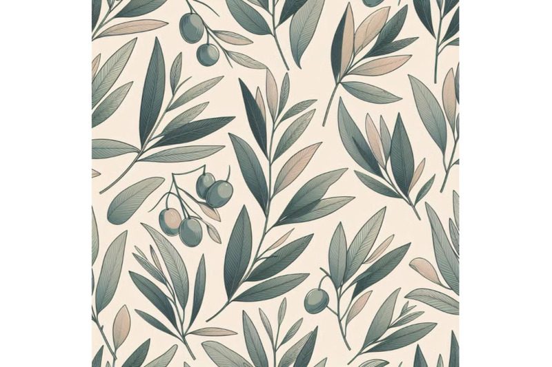 olive-leaves-seamless-pattern-in-continuou