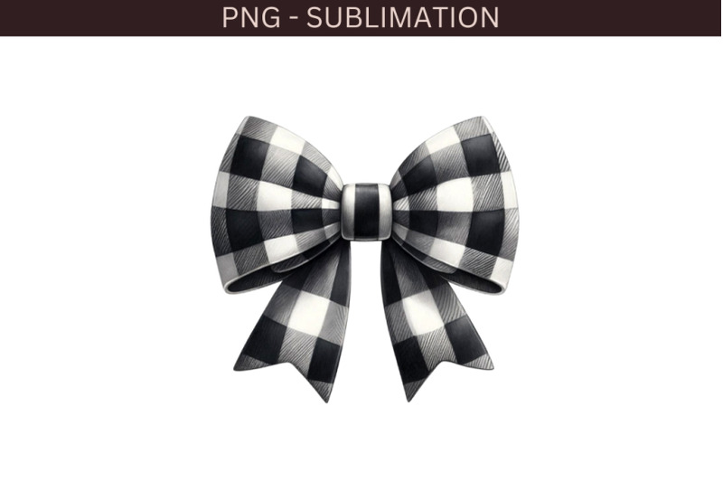 buffalo-plaid-bow-sublimation-print-png-designs