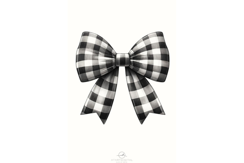 christmas-buffalo-plaid-bow-digital-print-diy-heat-transfer