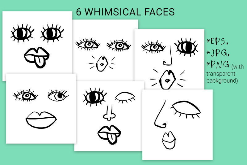 whimsical-faces