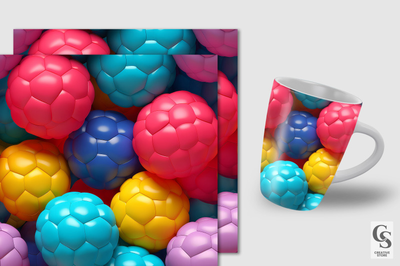 colorful-3d-inflated-balls-seamless-patterns