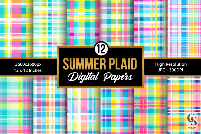 bright-summer-plaid-digital-papers