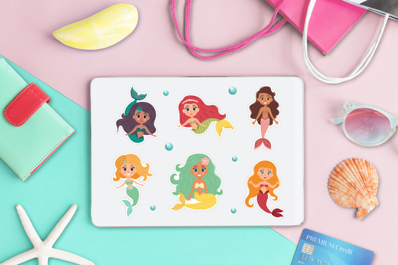 cute-mermaid-stickers