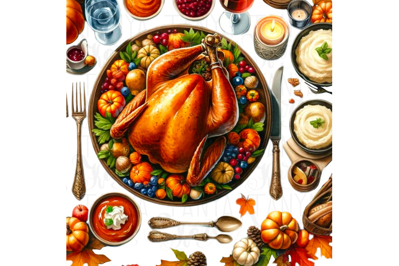 thanksgiving-table-decor-png-digital-print-for-card-making-transparen