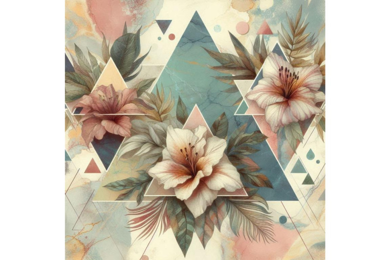 abstract-grunge-and-marble-triangles-with-tropica