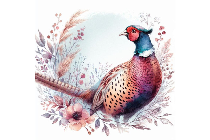 watercolor-pheasant