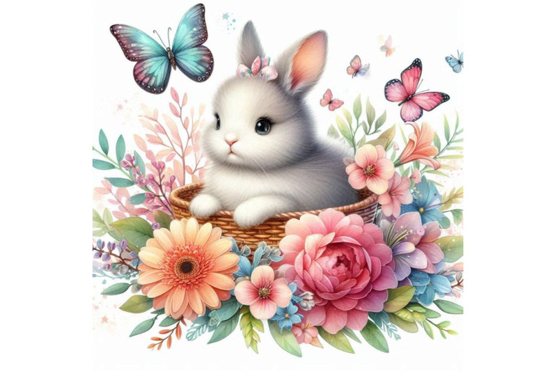 beautiful-watercolor-ai-butterfly-bunny-adorable-wo