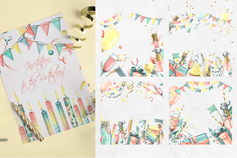 birthday-stylish-watercolor-clipart