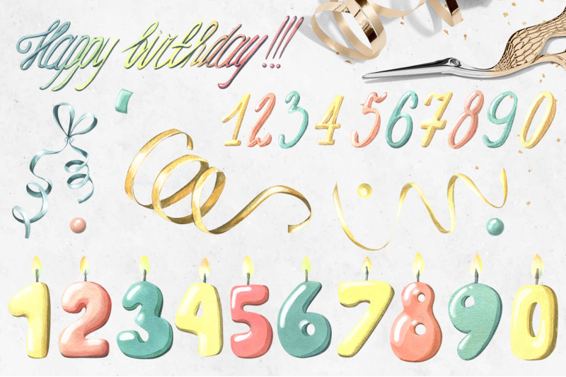 birthday-stylish-watercolor-clipart