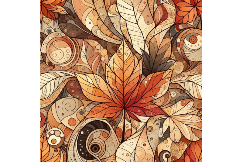 abstract-seamless-pattern-of-autumn-leaf-filled