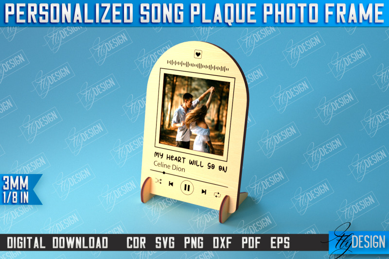 personalized-song-plaque-photo-frame-gift-idea-favorite-song-cnc