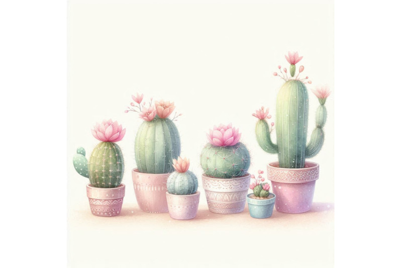 watercolor-cactus