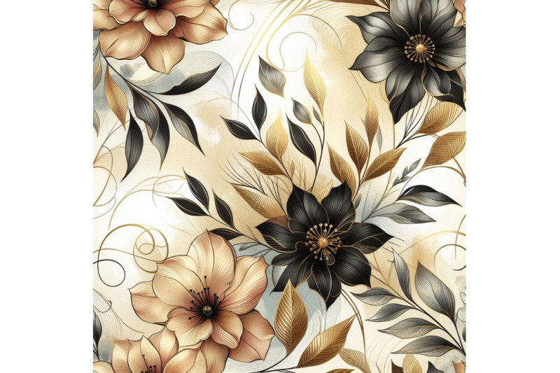 abstract-watercolor-golden-and-black-flowers-s