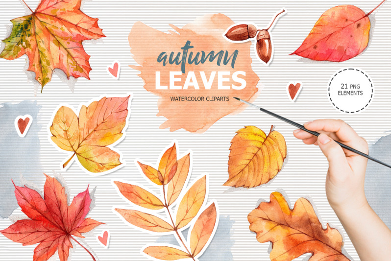 autumn-leaves-watercolor-clipart