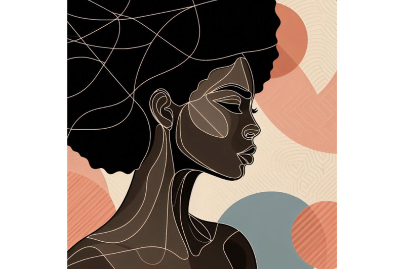 black-woman-afro-portrait-with-geometric-shap