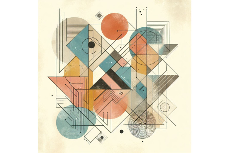 abstract-geometry-shapes-with-watercolor-and