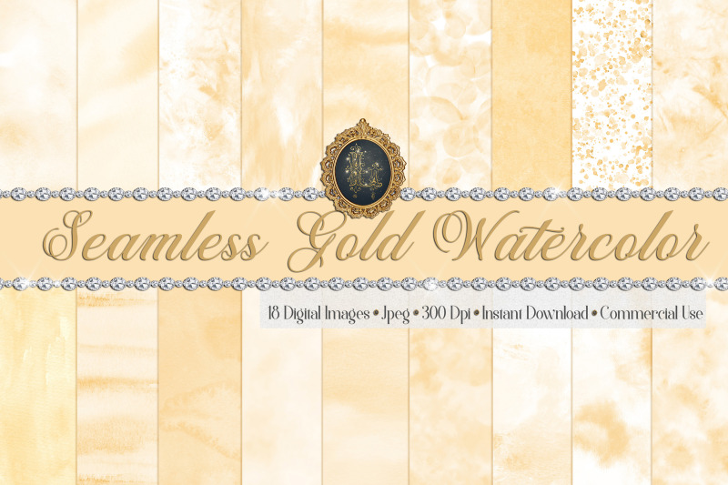 18-seamless-gold-watercolor-digital-papers