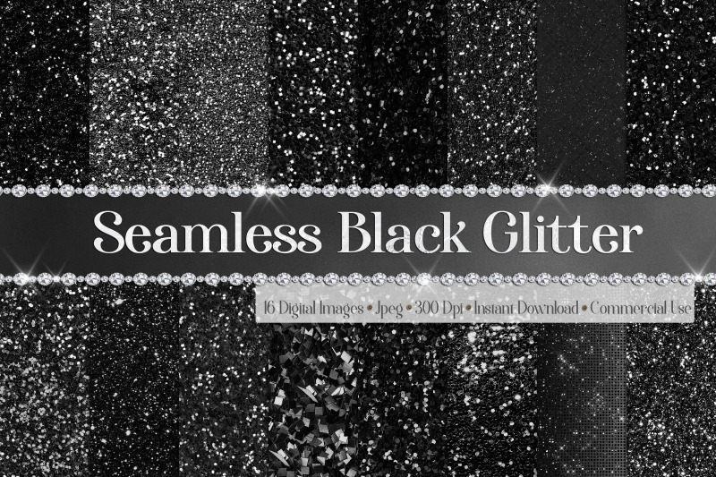 16-seamless-black-glitter-digital-papers